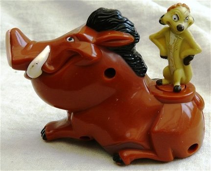 Figuur / Figure Timon & Pumbaa, The Lion King /De Leeuwenkoning, Happy Meal McDonalds Toys, 1994.(2) - 1