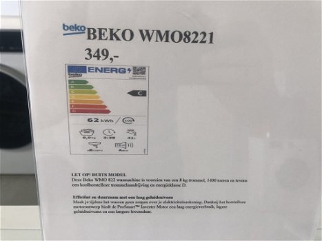 Beko WMO8221 - 1