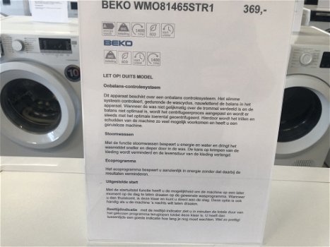 Beko WMO81465STR1 - 2