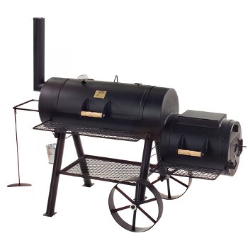 Joe's Barbecue Smoker 16 inch Texas Classic Silver Edition - 0