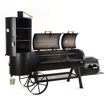 Joe's Barbecue Smoker 24 inch Extended Chuckwagon Catering - 1