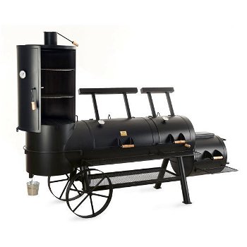 Joe's Barbecue Smoker 24 inch Extended Chuckwagon Catering - 2