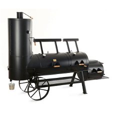 24 inch Joe's Barbecue Smoker Extended Chuckwagon Catering