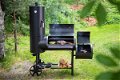 15 Inch Mustang oklahoma off-set smoker Georgia XXL - 1 - Thumbnail