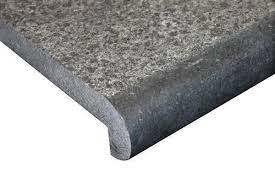 Zwembadrand Basalt 50x35x3/5 cm Gevlamd - 1