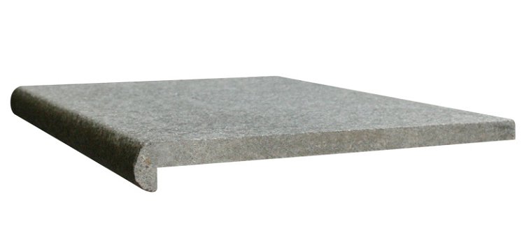 Zwembadrand Basalt 50x35x2/4 cm Gevlamd - 3