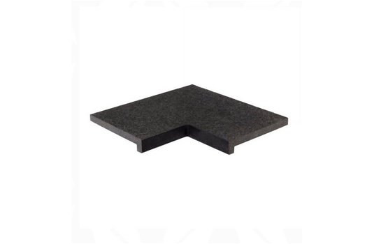 Zwembadrand Basalt 80x40x3/5 cm Gevlamd - 4