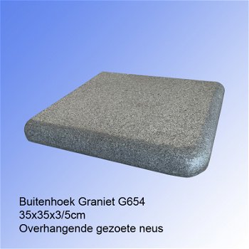 Zwembadrand Graniet 50x35x3/5 cm Gevlamd - 3