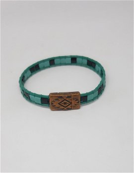 Armband van Miyuki kralen en Tila Beads - 2