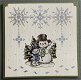 WINTER --- Sneeuwpop en konijn voor de dennenbomen - 0 - Thumbnail