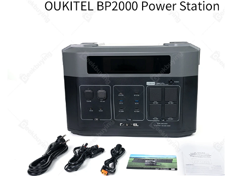 OUKITEL BP2000 Balcony Power Station, 2048Wh/640000mAh LiFePO4 Battery - 6