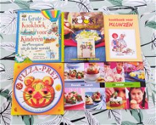 Verschillende kinderboeken (kook- en leerzame boeken)