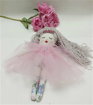 Prinses Rosa, een prachtige handgemaakte pop. - 3