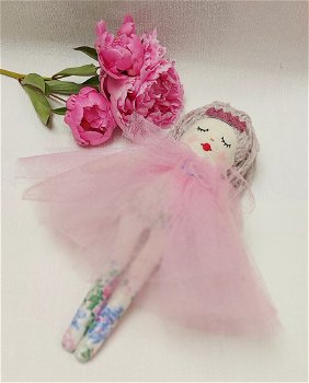 Prinses Rosa, een prachtige handgemaakte pop. - 5