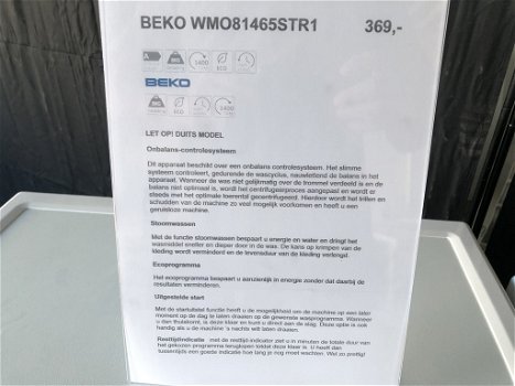 Beko WMO81465STR1 - 1