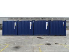 3 meter nikkelblauwe zeecontainer te koop voor een betaalbare prijs