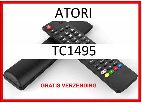 Vervangende afstandsbediening voor de TC1495 van ATORI. - 0