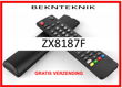 Vervangende afstandsbediening voor de ZX8187F van BEKNTEKNIK. - 0 - Thumbnail