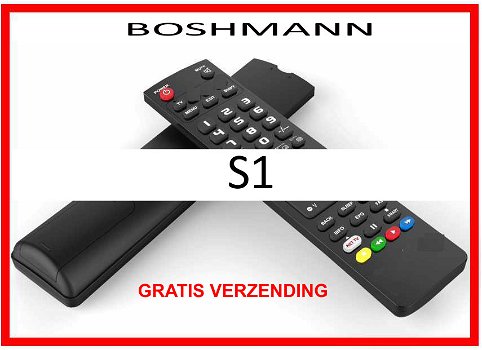 Vervangende afstandsbediening voor de S1 van BOSHMANN. - 0