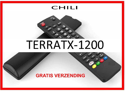 Vervangende afstandsbediening voor de TERRATX-1200 van CHILI. - 0
