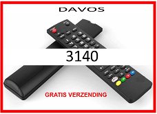 Vervangende afstandsbediening voor de 3140 van DAVOS.