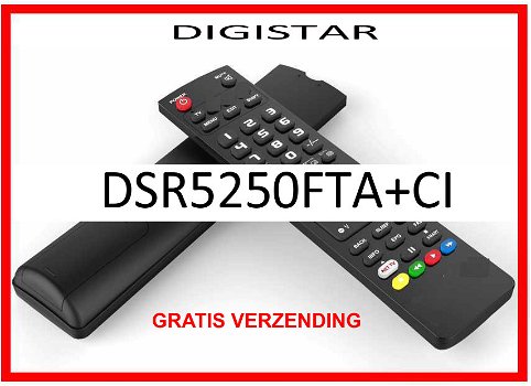 Vervangende afstandsbediening voor de DSR5250FTA+CI van DIGISTAR. - 0