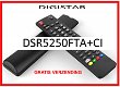 Vervangende afstandsbediening voor de DSR5250FTA+CI van DIGISTAR. - 0 - Thumbnail