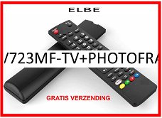 Vervangende afstandsbediening voor de XTV723MF-TV+PHOTOFRAME van ELBE.