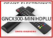 Vervangende afstandsbediening voor de GNCX300-MINIHDPLUS van GEANT-ELECTRONICS. - 0 - Thumbnail