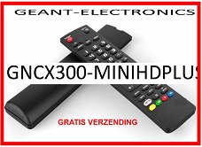 Vervangende afstandsbediening voor de GNCX300-MINIHDPLUS van GEANT-ELECTRONICS.