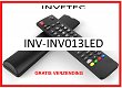 Vervangende afstandsbediening voor de INV-INV013LED van INVETEC. - 0 - Thumbnail