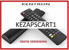 Vervangende afstandsbediening voor de KEZAPSCART1 van KENTRON.