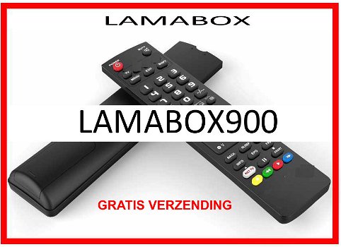 Vervangende afstandsbediening voor de LAMABOX900 van LAMABOX. - 0