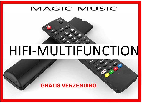 Vervangende afstandsbediening voor de HIFI-MULTIFUNCTION van MAGIC-MUSIC. - 0