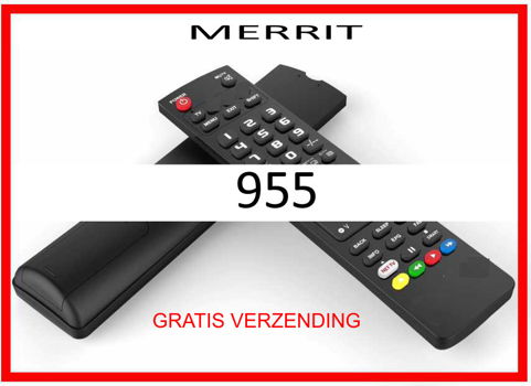 Vervangende afstandsbediening voor de 955 van MERRIT. - 0