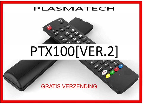 Vervangende afstandsbediening voor de PTX100[VER.2] van PLASMATECH. - 0