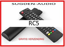 Vervangende afstandsbediening voor de RC5 van SUGDEN-AUDIO.