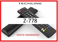 Vervangende afstandsbediening voor de Z-778 van TECHLINE.