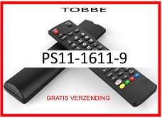 Vervangende afstandsbediening voor de PS11-1611-9 van TOBBE.