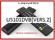 Vervangende afstandsbediening voor de U5101DVB[VERS.2] van UNIVERS. - 0 - Thumbnail
