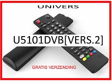 Vervangende afstandsbediening voor de U5101DVB[VERS.2] van UNIVERS.