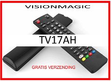 Vervangende afstandsbediening voor de TV17AH van VISIONMAGIC.