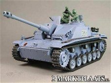 RC Panzer "Sturmgeschütz III " M 1:16 G rook en geluid nieuw