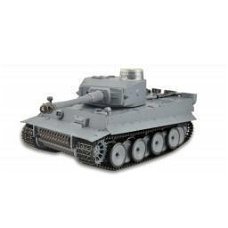 RC tank "HL Tiger I" M 1:16 grijs met rook en geluid nieuw!
