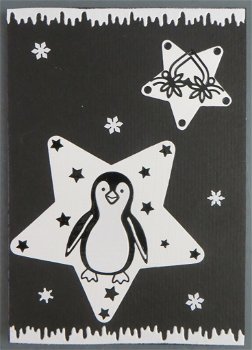 DIEREN --- Pinguin in een ster - 0