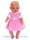 Baby Born Soft 36 cm Jurk setje roze/witte hartjes - 0 - Thumbnail