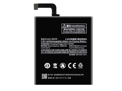New battery 3350mAh/12.9WH 3.85V for XIAOMI BM39 - 0