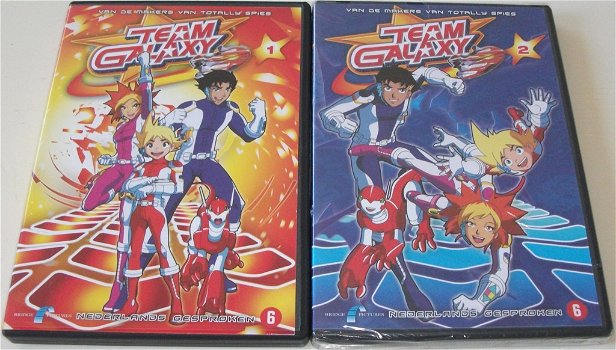 Dvd *** TEAM GALAXY *** Deel 1 - 4