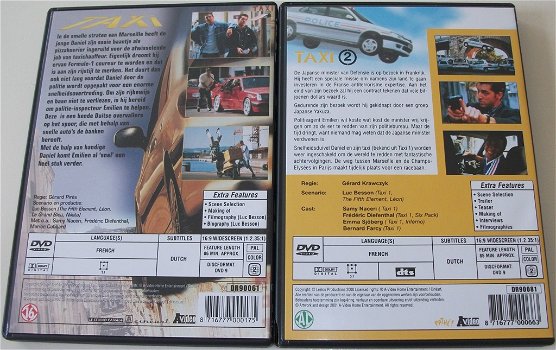 Dvd *** TAXI 1 & 2 *** 2-DVD Boxset Limited Edition - 2
