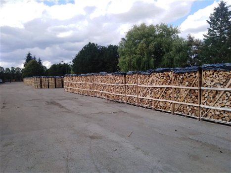 Ovengedroogde houtblokken en eiken brandhout 2M3 - 2